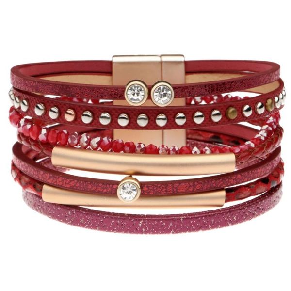 charm bracelets minhin multiple layers leather for women fashion charms bracelet rhinestone acrylic beaded bangle statement jewelry, Golden;silver
charm bracelets minhin multiple layers leather for women fashion charms bracelet rhinestone acrylic beaded bangle statement jewelry, Golden;silver