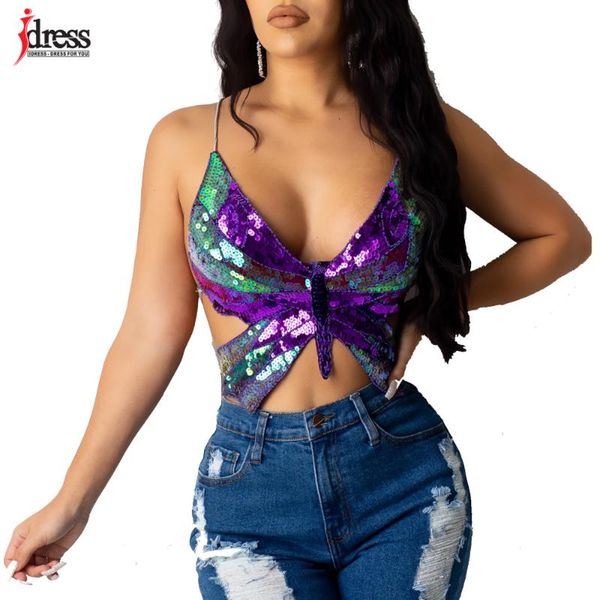 idress sparkling sequin butterfly crop women summer lace up cami t shirt backless bondycon short woman clothes, White
idress sparkling sequin butterfly crop women summer lace up cami t shirt backless bondycon short woman clothes, White