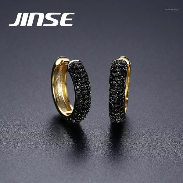 jinse 2cm round black cubic zircon iced hoop earrings for men women black crystal gold plated earrings hip hop jewelry gift1, Golden;silver
jinse 2cm round black cubic zircon iced hoop earrings for men women black crystal gold plated earrings hip hop jewelry gift1, Golden;silver