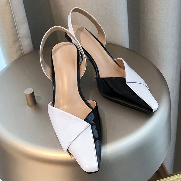 2021 fashion genuine leather female fingers at white feet as party sandals 34-43 wedding 17kw, Black 
2021 fashion genuine leather female fingers at white feet as party sandals 34-43 wedding 17kw, Black