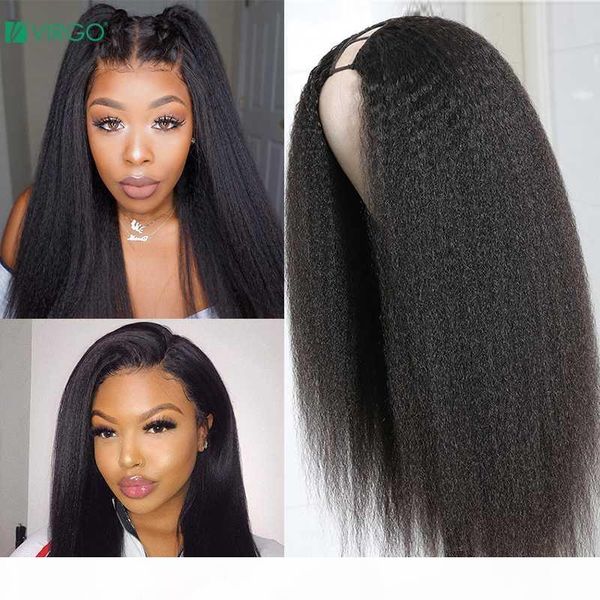 remy hair kinky straight u part wig human hair wigs 150 density glueless human wigs yaki, Black;brown
remy hair kinky straight u part wig human hair wigs 150 density glueless human wigs yaki, Black;brown