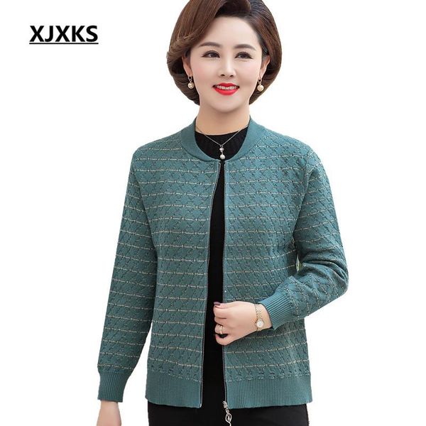 women's jackets xjxks 2021 spring women jacket loose plus size high-end cashmere knitted cardigan zippercoat, Black;brown
women's jackets xjxks 2021 spring women jacket loose plus size high-end cashmere knitted cardigan zippercoat, Black;brown