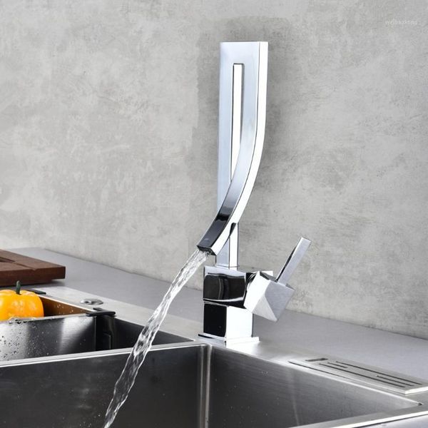 bathroom sink faucets brass basin faucet single handle waterfall mixer tap & cold drain1
bathroom sink faucets brass basin faucet single handle waterfall mixer tap & cold drain1