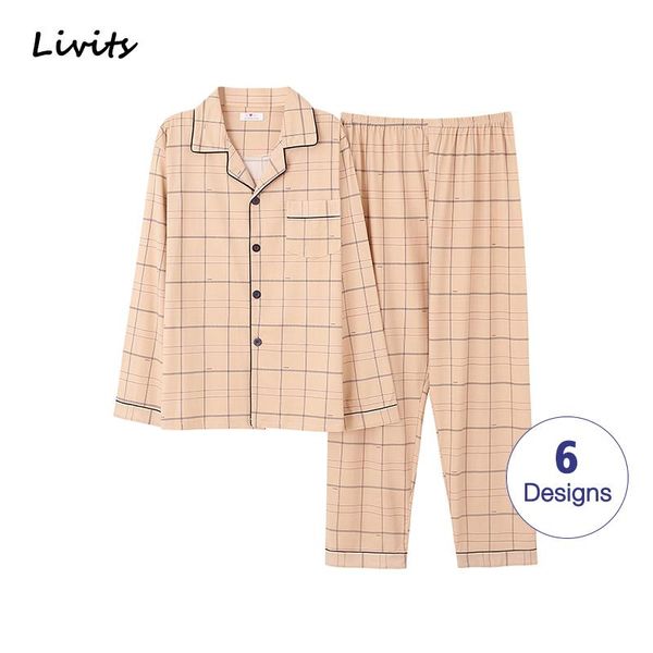 men pajamas sets cotton pyjamas sleepwear nightwear long sleeve printed plaid casual sa0995, Black;brown
men pajamas sets cotton pyjamas sleepwear nightwear long sleeve printed plaid casual sa0995, Black;brown