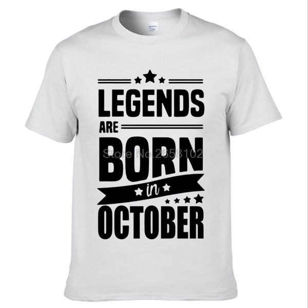 sport new men fashion t-shirt legends are born in october funny birthday gift t shirt men's cotton o- neck t shirt tees
sport new men fashion t-shirt legends are born in october funny birthday gift t shirt men's cotton o- neck t shirt tees