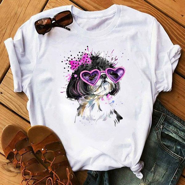 women 3d cow dog print soft feeling casual harajuku women t-shirt summer short sleeve casual round neck clothes femme s-2xl, White
women 3d cow dog print soft feeling casual harajuku women t-shirt summer short sleeve casual round neck clothes femme s-2xl, White