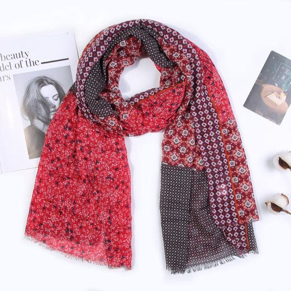 scarves 2021 small flower print frayed shawls women long soft floral scarf wrap hijab muffler 5 color, Blue;gray
scarves 2021 small flower print frayed shawls women long soft floral scarf wrap hijab muffler 5 color, Blue;gray