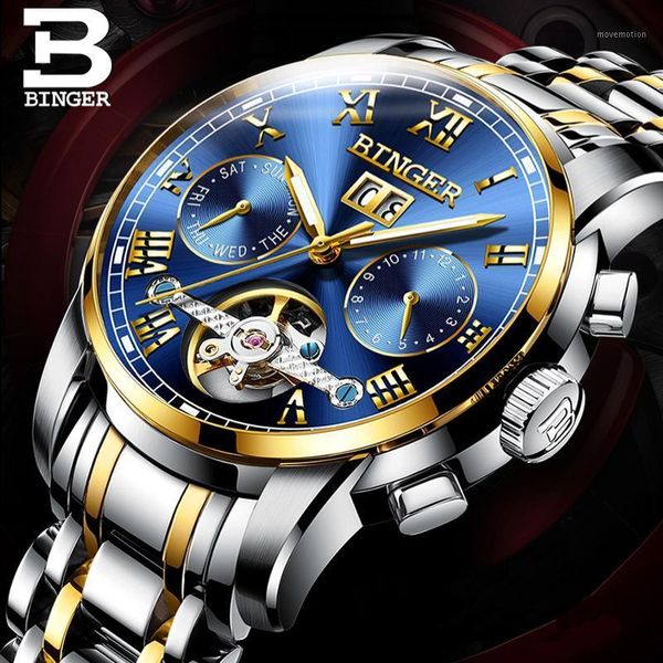 switzerland binger mechanical watch men sapphire luminous waterproof watches male wristwatches relogio masculino1, Slivery;brown
switzerland binger mechanical watch men sapphire luminous waterproof watches male wristwatches relogio masculino1, Slivery;brown