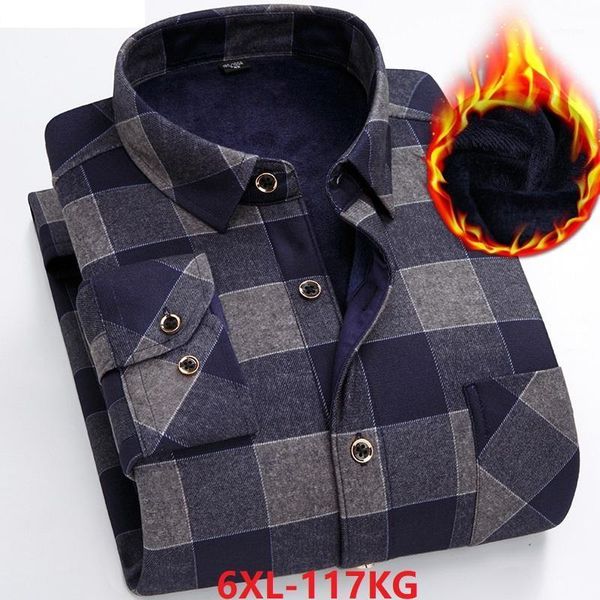 autumn and winter men's large size plaid shirt large size 5xl 6xl 7xl long-sleeved lapel thick warm casual shirt1, White;black
autumn and winter men's large size plaid shirt large size 5xl 6xl 7xl long-sleeved lapel thick warm casual shirt1, White;black