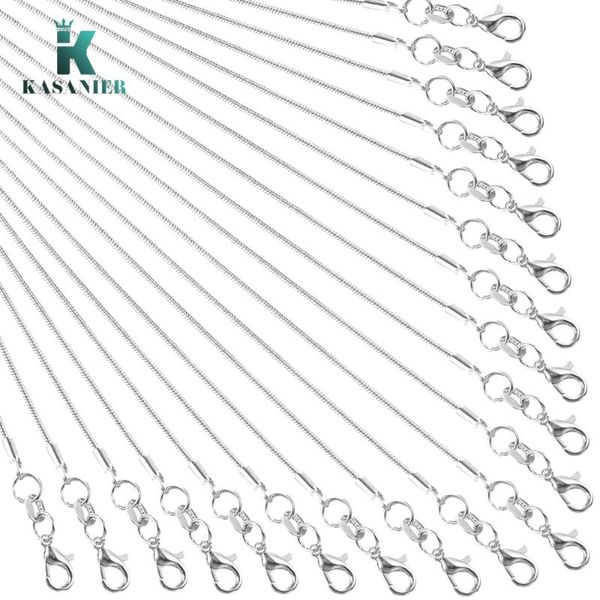 wholesale 10pcs 2mm silver color snake chains necklace 16-30inch fashion women's chain bohimia style factory price kasanier
wholesale 10pcs 2mm silver color snake chains necklace 16-30inch fashion women's chain bohimia style factory price kasanier