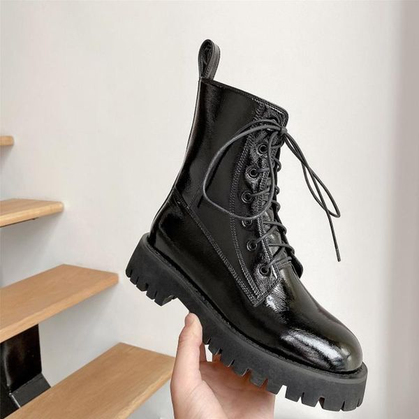boots chaussures femme 2021 winter shoes women's ankle genuine leather cross-tied handsome motorcycle mujer, Black
boots chaussures femme 2021 winter shoes women's ankle genuine leather cross-tied handsome motorcycle mujer, Black