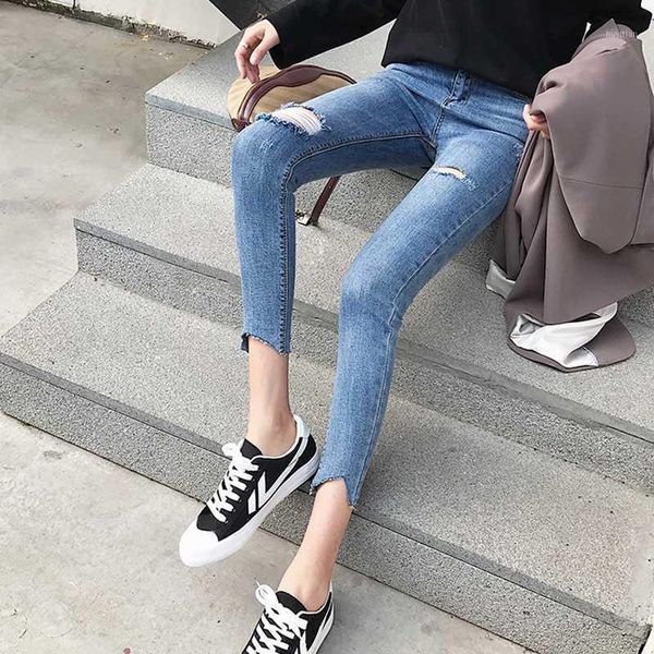 temperament paragraph high waist ankle-length jeans female 2020 new casual spring trend abdomen in skinny pencil pants tight1, Blue
temperament paragraph high waist ankle-length jeans female 2020 new casual spring trend abdomen in skinny pencil pants tight1, Blue