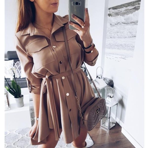 sweet shirt dress women long sleeve turn-down neck pockets sash lace up midi charming lady elegant costume ladies vestidos1, Black;gray
sweet shirt dress women long sleeve turn-down neck pockets sash lace up midi charming lady elegant costume ladies vestidos1, Black;gray
