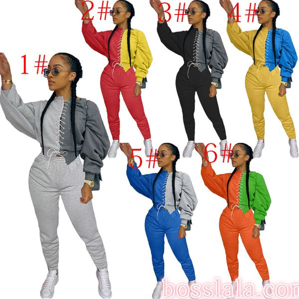 fashion women two-piece set long sleeve stitching contrast trousers outfits ladies fashiont shirt pants casual clothing, Gray
fashion women two-piece set long sleeve stitching contrast trousers outfits ladies fashiont shirt pants casual clothing, Gray