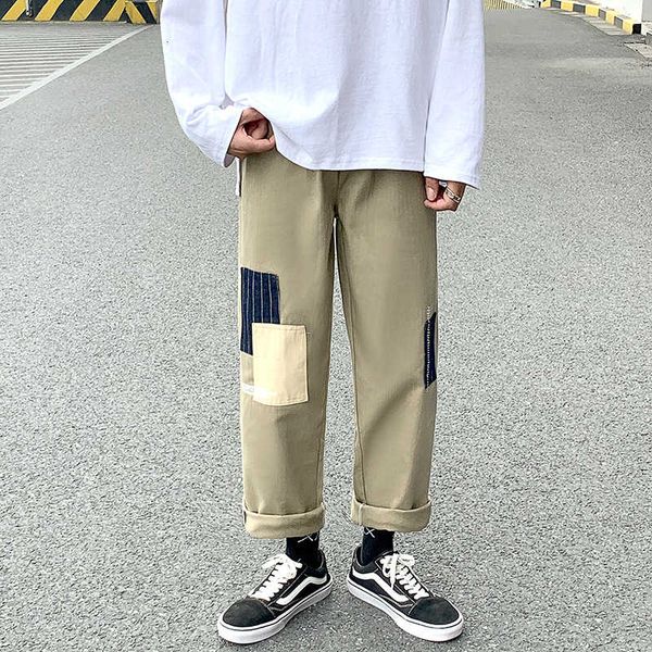 autumn overalls men's trendy brand ruffian handsome wide leg korean hip hop trend patch casual pants, Black
autumn overalls men's trendy brand ruffian handsome wide leg korean hip hop trend patch casual pants, Black