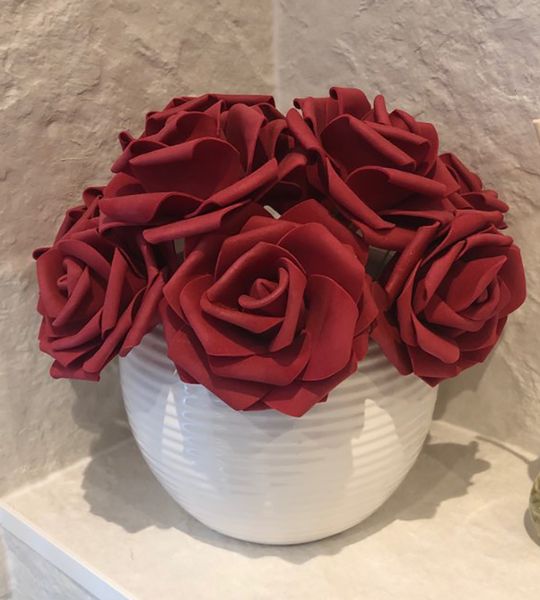 24 heads 7cm new multicolor artificial pe foam rose flower bride bouquet for home wedding wreath decor scrapbooking diy supplies
24 heads 7cm new multicolor artificial pe foam rose flower bride bouquet for home wedding wreath decor scrapbooking diy supplies