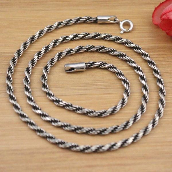 chains fine pure s925 sterling silver chain women men 2.5mm rope link necklace 45cm 12-13g 18inch
chains fine pure s925 sterling silver chain women men 2.5mm rope link necklace 45cm 12-13g 18inch