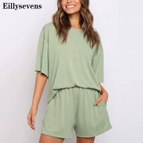 women's tracksuits fashion women's two piece set casual round neck short sleeve solid color loose t-shirt elastic waist pocket ho, Gray
women's tracksuits fashion women's two piece set casual round neck short sleeve solid color loose t-shirt elastic waist pocket ho, Gray
