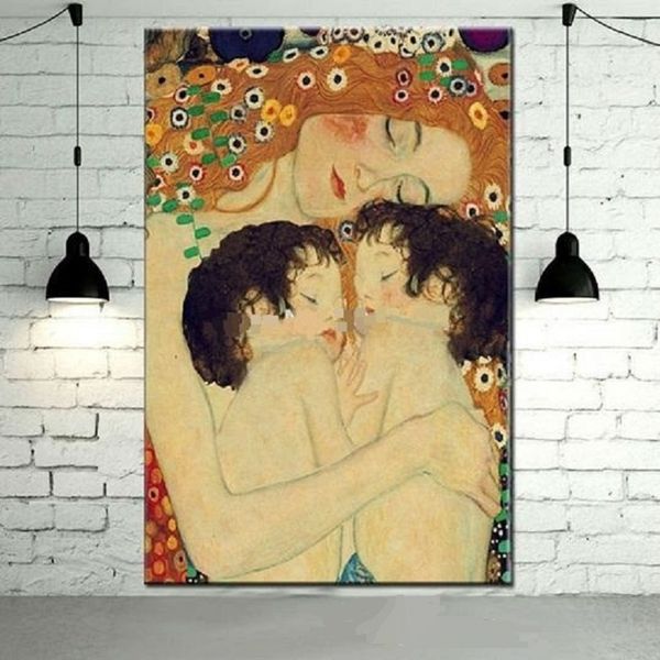 31 framed &unframe gustav klimt mother and baby twins handpainted famous portrait art oil painting on canvas multi size kl8m954
31 framed &unframe gustav klimt mother and baby twins handpainted famous portrait art oil painting on canvas multi size kl8m954