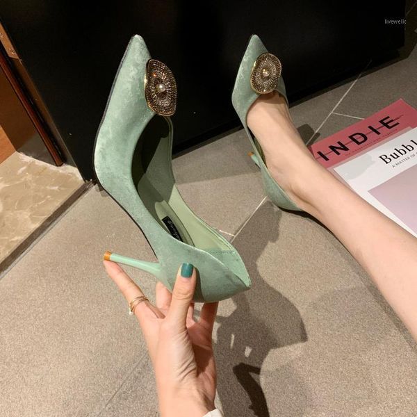 dress shoes 9 cm fashion flock high heels women pumps 2021 shallow pointed toe stiletto office ladies1, Black
dress shoes 9 cm fashion flock high heels women pumps 2021 shallow pointed toe stiletto office ladies1, Black