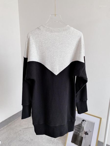 women dress 2020 autumn and winter long-sleeved dress round neck colorblock print sweatshirt mini1, Black;gray
women dress 2020 autumn and winter long-sleeved dress round neck colorblock print sweatshirt mini1, Black;gray