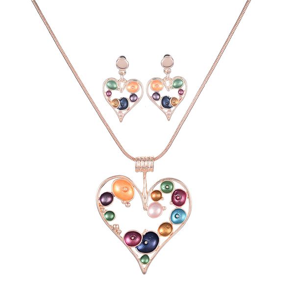 jewelry set love heart shape pendants necklaces set fashion gold snake chain necklace earrings women jewelry sets, Silver
jewelry set love heart shape pendants necklaces set fashion gold snake chain necklace earrings women jewelry sets, Silver