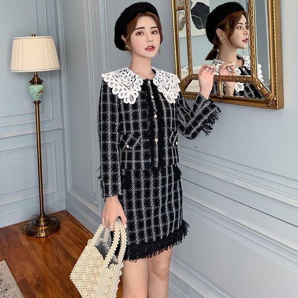 pqt8v coarse tweed celebrity cooked fragrance perfume coat suit biki6 2020 coat half skirt light small hepburn style street two piece women, Gray
pqt8v coarse tweed celebrity cooked fragrance perfume coat suit biki6 2020 coat half skirt light small hepburn style street two piece women, Gray