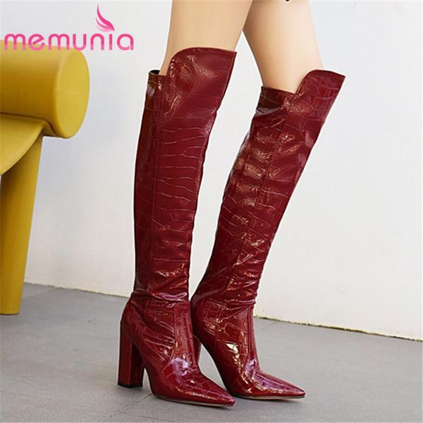 boots memunia arrive over the knee women stone pattern european style high heel party shoes long big size 48, Black
boots memunia arrive over the knee women stone pattern european style high heel party shoes long big size 48, Black