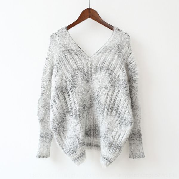 jbbwi wind 2020 new european women's wear mohair bright silk sweater sweater hollow sweaterwomen's knitted v-neck loose fashion ml, White;black
jbbwi wind 2020 new european women's wear mohair bright silk sweater sweater hollow sweaterwomen's knitted v-neck loose fashion ml, White;black