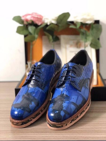 2020 genuine real genuine crocodile belly skin men business shoe camouflage blue color fast ing, Black
2020 genuine real genuine crocodile belly skin men business shoe camouflage blue color fast ing, Black