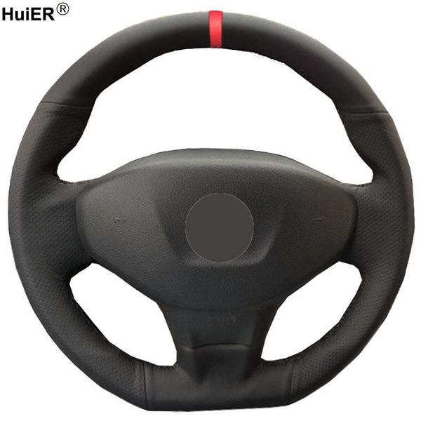 huier hand sewi car steering wheel cover breathable red marker for elysee c-elysee 2014 new elysee 301 2013-2020
huier hand sewi car steering wheel cover breathable red marker for elysee c-elysee 2014 new elysee 301 2013-2020