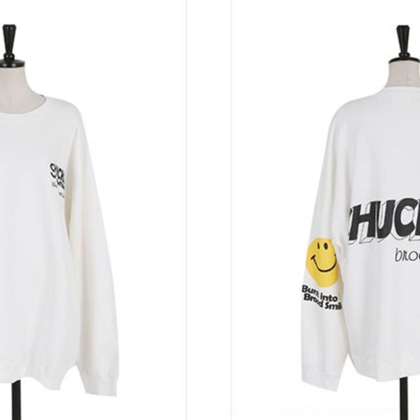 acr4n sleeve and andt-shirt new korean style terry women's winter smiley face printed round neck pullover autumnt-shirt sleeve long aut, Black
acr4n sleeve and andt-shirt new korean style terry women's winter smiley face printed round neck pullover autumnt-shirt sleeve long aut, Black