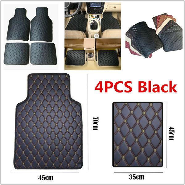 wholesale 4pcs waterproof pu leather universal car floor mat front rear carpet pad black
wholesale 4pcs waterproof pu leather universal car floor mat front rear carpet pad black