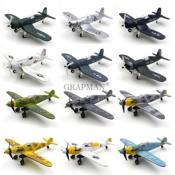 1/64 wwii german bf109 uk hurricane 4d assemble fighter military airplane model arms building blocks toys for boys
1/64 wwii german bf109 uk hurricane 4d assemble fighter military airplane model arms building blocks toys for boys