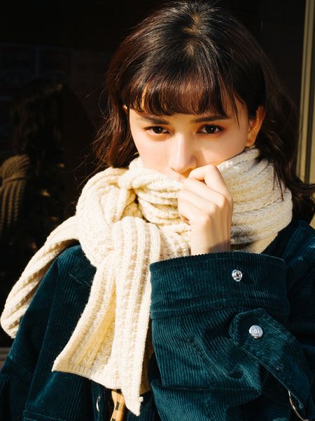 scarf women winter korean version versatile student girls ins long warm wool knitted bib fashion, Blue;gray
scarf women winter korean version versatile student girls ins long warm wool knitted bib fashion, Blue;gray