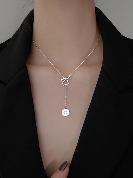 geometric circle minority design feeling pure silver necklace female fashion net red tassel clavicle chain 2020 new
geometric circle minority design feeling pure silver necklace female fashion net red tassel clavicle chain 2020 new