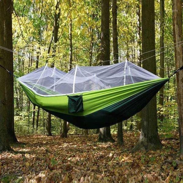 

tents and shelters ultralight hammock go swing mosquito net double person sleeping bed outdoor hunting camping portable drop-1