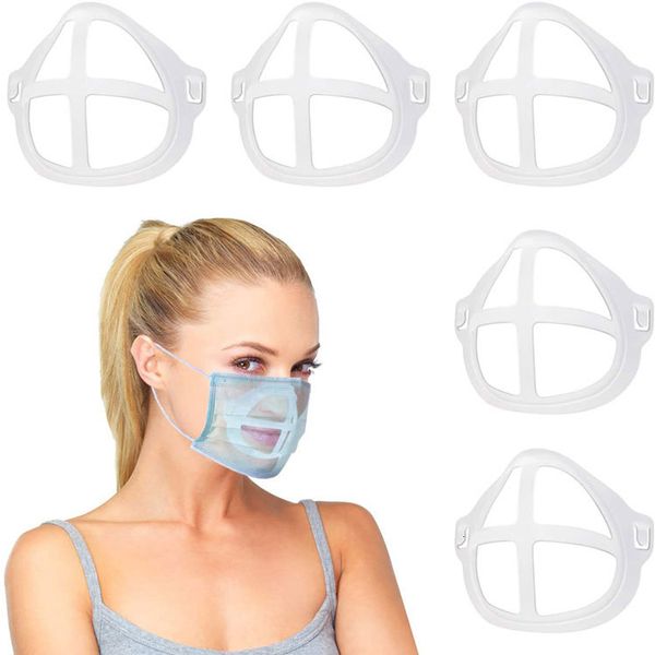 3d mask bracket internal support frame for comfortable breathing reusable lipstick protector holder frame keep mouth nose kimter-x769fz, Black
3d mask bracket internal support frame for comfortable breathing reusable lipstick protector holder frame keep mouth nose kimter-x769fz, Black