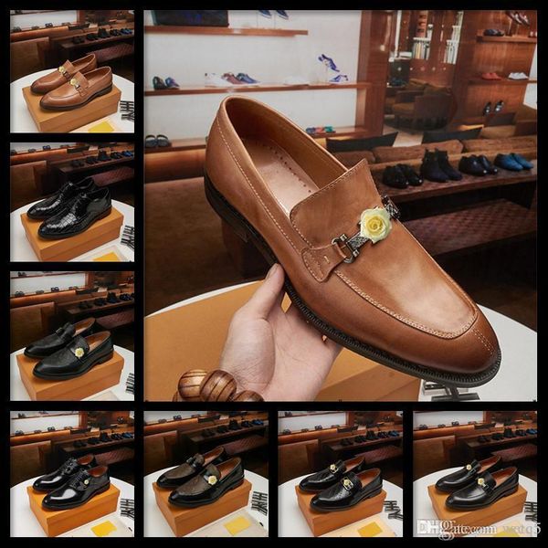 mi office shoes men classic coiffeur loafers mens formal shoes luxury genuine leather brown dress italian shoes mens dress boots 33, Black
mi office shoes men classic coiffeur loafers mens formal shoes luxury genuine leather brown dress italian shoes mens dress boots 33, Black