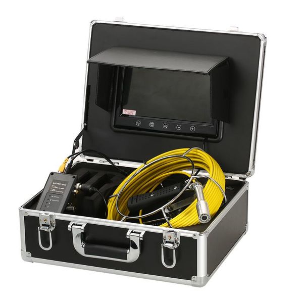 fish finder 20m / 30m drain pipe sewer inspection camera ip68 industrial snake 9" touch button lcd monitor 12 leds night vision
fish finder 20m / 30m drain pipe sewer inspection camera ip68 industrial snake 9" touch button lcd monitor 12 leds night vision