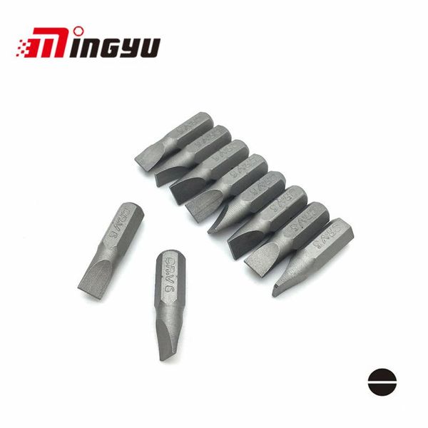 10pcs 1/4" 25mm slotted sl2 sl3 sl4 sl4.5 sl5 sl5.5 sl6 sl6.3 sl7 screwdriver bit set repair hand tools flat screw drivers bits
10pcs 1/4" 25mm slotted sl2 sl3 sl4 sl4.5 sl5 sl5.5 sl6 sl6.3 sl7 screwdriver bit set repair hand tools flat screw drivers bits