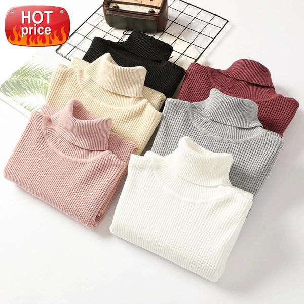 High-necked Slim Long-sleeved Sweater Women Solid Color Small Fresh Knitted Bottoming Sweater Female Pullover Spring Autumn #nD2Z, White
High-necked Slim Long-sleeved Sweater Women Solid Color Small Fresh Knitted Bottoming Sweater Female Pullover Spring Autumn #nD2Z, White