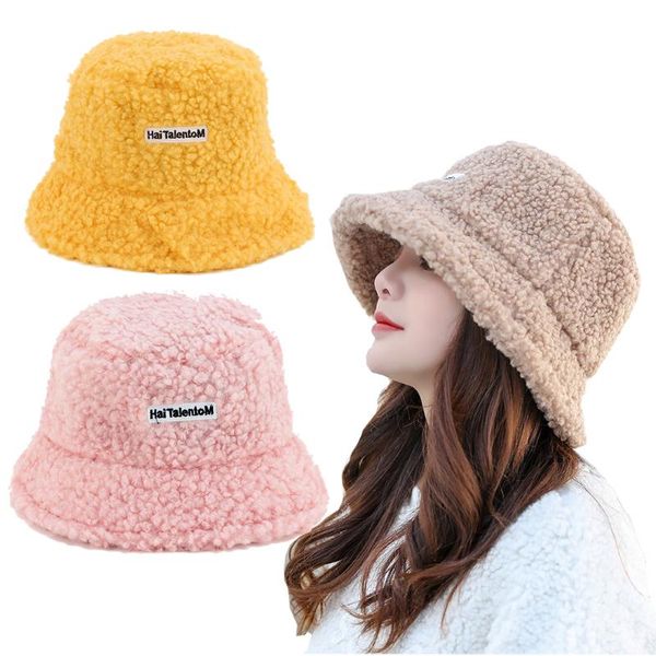 wide brim hats 2021 lamb faux fur bucket hat thickened warm ear teddy velvet winter for women lady bob plush fisherman caps, Blue;gray
wide brim hats 2021 lamb faux fur bucket hat thickened warm ear teddy velvet winter for women lady bob plush fisherman caps, Blue;gray