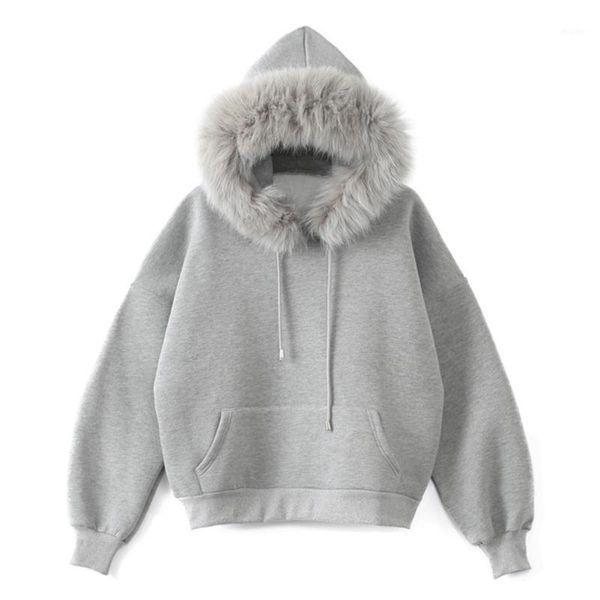women fleece hoodies sweatshirt 2020 winter solid 100% cotton hooded sweatshirt casual plush loose jumper pullover jacket1, Black
women fleece hoodies sweatshirt 2020 winter solid 100% cotton hooded sweatshirt casual plush loose jumper pullover jacket1, Black