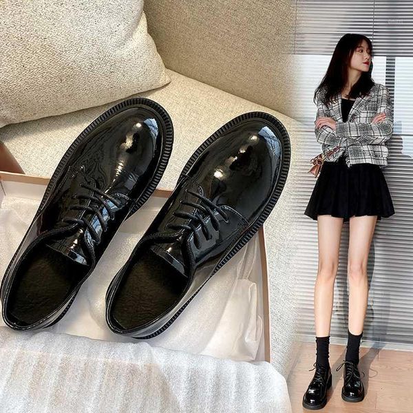 2020 spring new leather small shoes thick-soled platform shoes straps retro british style derby low-ins1, Black
2020 spring new leather small shoes thick-soled platform shoes straps retro british style derby low-ins1, Black