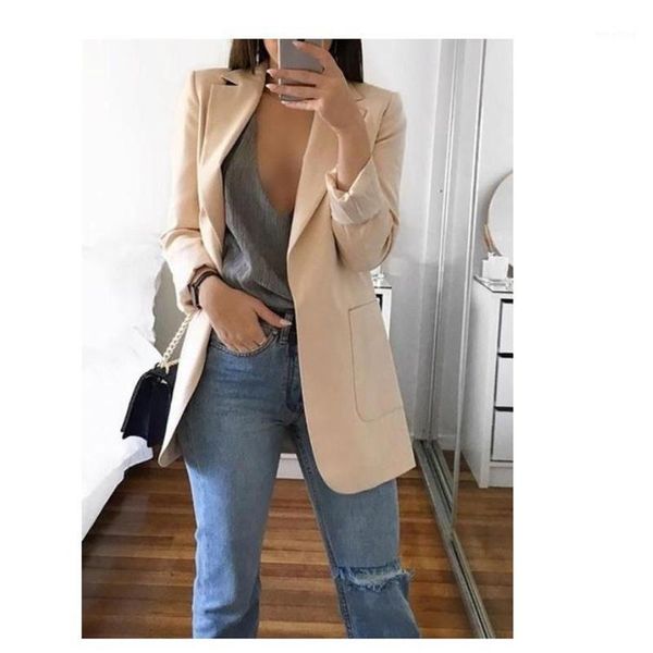2020 45% new year autumn selling fashionable women clothing long sleeve solid color cardigan suit women jacket female coat1, Black;brown
2020 45% new year autumn selling fashionable women clothing long sleeve solid color cardigan suit women jacket female coat1, Black;brown