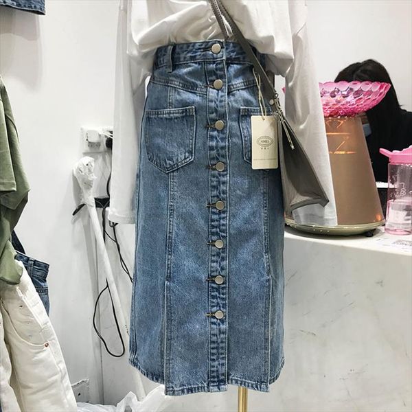 new summer style women skirts plus size fashion casual loose single breasted jeans skirts for women larger denim midiskirts 5xl, Black
new summer style women skirts plus size fashion casual loose single breasted jeans skirts for women larger denim midiskirts 5xl, Black