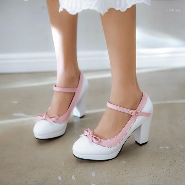 big size ladies high heels women shoes woman pumps sweet bow-tied shoes with thick heels1, Black
big size ladies high heels women shoes woman pumps sweet bow-tied shoes with thick heels1, Black