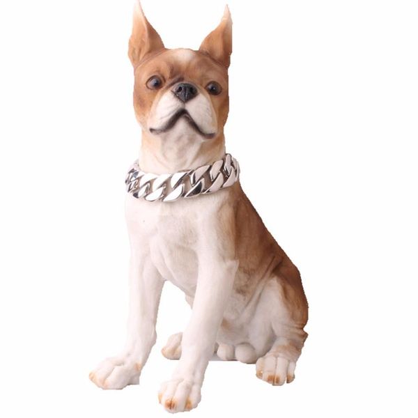 chains luxury silver color tone dog collar necklace pet puppy curb cuban stainless steel chain collars
chains luxury silver color tone dog collar necklace pet puppy curb cuban stainless steel chain collars