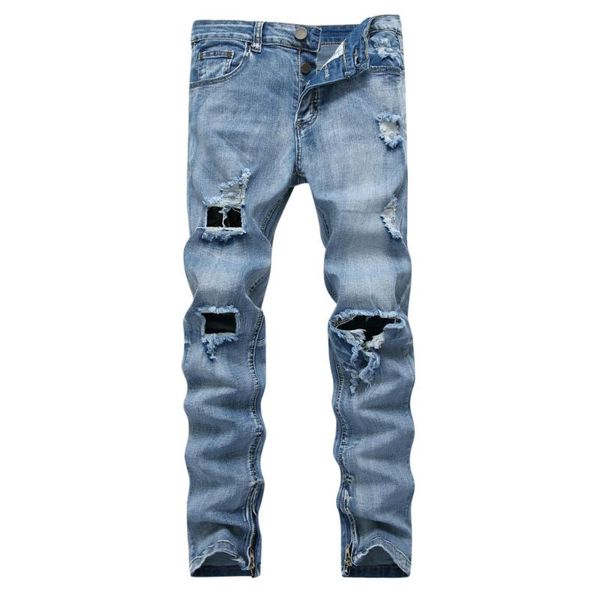 men's loose casual fashion hip hop street dance denim trousers autumn winter blue retro washed elastic slim fashion trousers#p3
men's loose casual fashion hip hop street dance denim trousers autumn winter blue retro washed elastic slim fashion trousers#p3